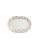 Dĩa oval sứ Minh Long 32 cm - Tulip Ngà - Awakening