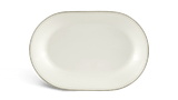Dĩa oval sứ Minh Long 32 cm - Tulip Ngà - Ngân Sa