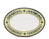 Dĩa oval sứ Minh Long 37 cm - Hoàng Cung - Hoàng Liên