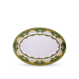 Dĩa oval sứ Minh Long 37 cm - Hoàng Cung - Sen Ngọc Bích