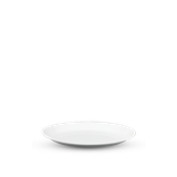 Dĩa oval ảo sứ Minh Long - Daisy - Trắng