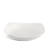 Dĩa vuông sứ Minh Long sâu 18 cm - Misc Assortment Lys - Trắng Ngà