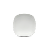 Dĩa vuông sứ Minh Long sâu 25 cm - Harmony Lys - Trắng Ngà