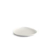 Dĩa tam giác tròn sứ Minh Long cạn 24 cm - Gourmet Lys - Trắng Ngà