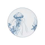 Dĩa tròn sứ Minh Long 25 cm (KL) - Timeless - Đại Dương Sương Mờ