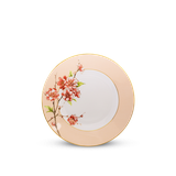 Dĩa tròn sứ Minh Long - Camellia - Hoa Đào