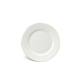 Dĩa tròn sứ Minh Long - Jasmine - Viền Chỉ Vàng