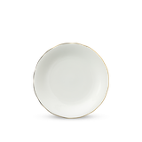 Dĩa tròn sứ Minh Long - Mẫu Đơn IFP - Chỉ Vàng