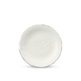 Dĩa tròn sứ Minh Long - Sen IFP - Chỉ Bạch Kim