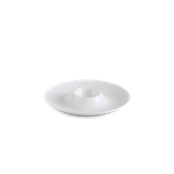 Dĩa trứng sứ Minh Long 13 cm - Jasmine Lys - Trắng Ngà