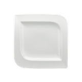 Dĩa vuông sứ Minh Long 25.5 cm - Harmony Lys - Trắng Ngà