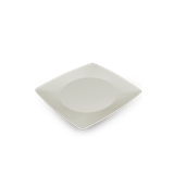 Dĩa vuông sứ Minh Long 28 cm - Gourmet Lys - Trắng Ngà