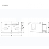 Hộp giấy vệ sinh TOTO DS708PAS