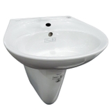Lavabo chậu rửa mặt Viglacera VTL2 treo tường chân ngắn