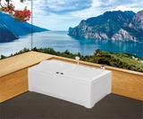 Bồn tắm dài Euroca EU2-1570 dài 1m5 chân yếm đặt sàn