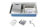 Chậu Rửa Chén 1 Hộc Chống Trày C-89 INOX 304
