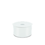 Hộp dưỡng sinh tròn đựng thực phẩm sứ Minh Long 15 cm + nắp (K) - Dưỡng Sinh - Trắng