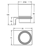 Kệ ly American Standard K-1384