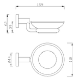 Đĩa đựng xà phòng American Standard K-2801-42-N