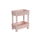 Kệ chữ nhật hoa 2T nhựa Việt Nhật 5526-2