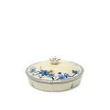 Khay mứt sứ Minh Long 5 ngăn - Hoa Mai Phú Quý (Viền vàng)