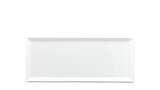 Khay sứ Minh Long chữ nhật 50 x 21 cm - Daisy - Trắng