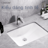 Lavabo chậu rửa mặt Caesar L5125 âm bàn