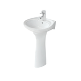 Lavabo chậu rửa mặt Thiên Thanh LT04 treo tường chân dài PDY