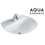 Lavabo chậu rửa mặt INAX AL-2094V âm bàn 3 lỗ (AL-2094V)