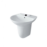 Lavabo chậu rửa mặt INAX L-285V treo tường + chân ngắn (L288V)