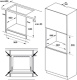 Lò nướng Hafele âm tủ HO-KT60A9