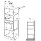 Lò vi sóng Hafele kết hợp nướng âm tủ HM-B38D