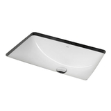 Lavabo chậu rửa mặt TOTO LW1536V#XW âm bàn sứ chống bám bẩn