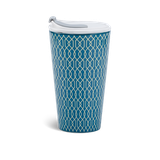 Ly sứ dưỡng sinh sứ Minh Long 0.48 L (K1) + nắp ống hút - Indigo (LTA)