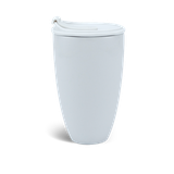 Ly sứ dưỡng sinh sứ Minh Long 0.48 L (K3) + nắp ống hút - Dưỡng Sinh - Trắng