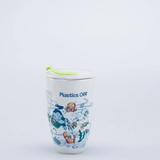 Ly sứ dưỡng sinh sứ Minh Long 0.48 L (K3) + nắp ống hút - Sơn Tinh Thuỷ Tinh