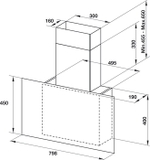 Máy hút mùi gắn tường Hafele HH-WVG80E