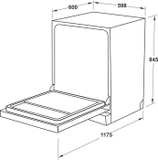 Máy rửa chén Hafele độc lập HDW-F60EB