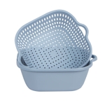 Rổ 2 lớp vuông trung nhựa Việt Nhật 3289