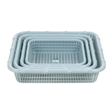 Rổ vuông đốt trúc bé Hokori nhựa Việt Nhật 3536