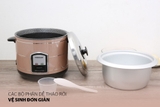 Nồi cơm điện 1.2L Sunhouse vung rời SHD8105