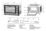 Lò nướng 50L Sunhouse Mama SHD4250S