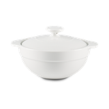 Thố cá nhân cạn sứ Minh Long Luna 0.3L + nắp