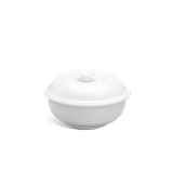 Thố sứ Minh Long 0.23 L + nắp - Daisy Lys - Trắng Ngà