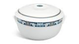 Thố sứ Minh Long 18 cm + nắp - Jasmine - Phước Lộc Thọ
