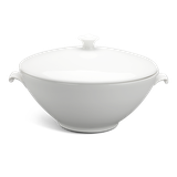 Thố sứ Minh Long 3.0 L + nắp - Daisy Lys - Trắng Ngà