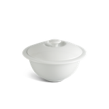 Thố vành sứ Minh Long 12 cm + Nắp - Misc Assortment Lys - Trắng Ngà