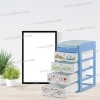 Tủ Nhựa Mini L Trắng Sữa 5 Ngăn nhựa Tý Liên No.0725