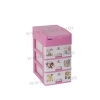 Tủ Nhựa Mini M Trắng Sữa 4 Ngăn nhựa Tý Liên No.0724