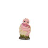 Tượng Rắn Phúc Thái sứ Minh Long 9.8 cm - Màu Hồng